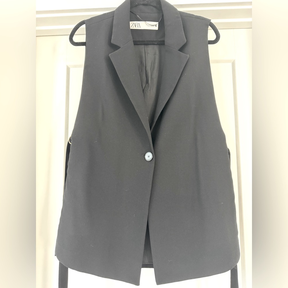 Zara Open Side Black Vest.